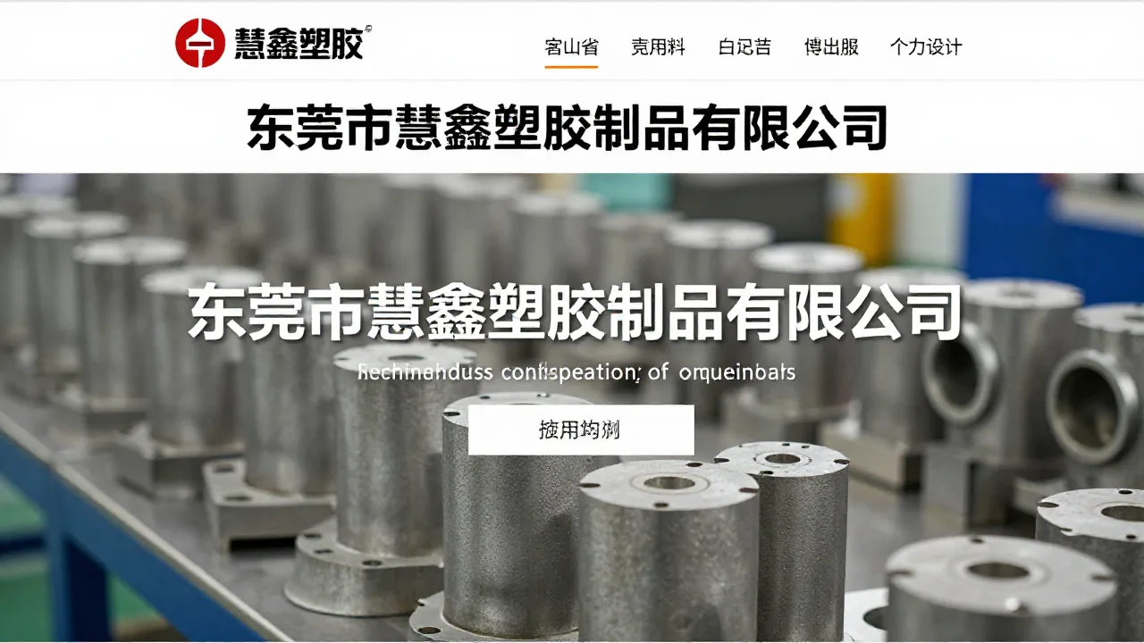 东莞市慧鑫塑胶制品有限公司 首页主视觉